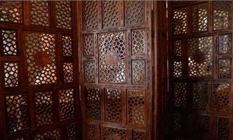 درب چوبی